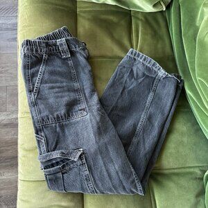BDG Urban Outfitters Slate Grey Cargo Jeans W28 Straight Leg Vintage Y2K Utility